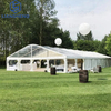 Romantic Transparent Wedding Marquee Clear Tent Na May Mga Mesa At Upuan 200 Tao