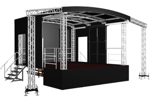 Factory Price Customized Roof Truss Aluminum With Lifting System Madaling I-install ang Outdoor Stage Para sa Concert Event