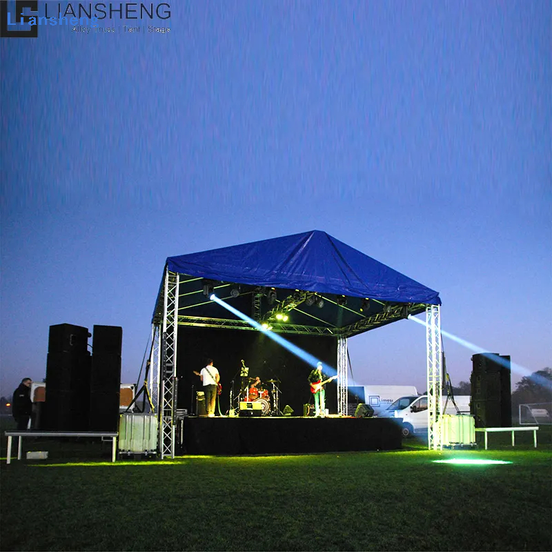 Panlabas na Truss Aluminum Frame Event Show Light Stage Portable Mobile Stage Platform Para sa Event Show