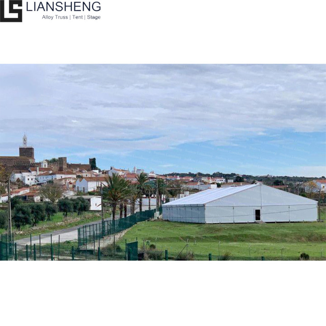 Pakyawan Malaking Puting PVC Tent para sa Mga Event Aluminum Frame Marquees Church Reception Warehouse Party Exhibition