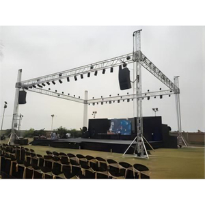 2024 Panlabas na Aluminum Alloy Truss Stage Para sa Panlabas na Event Lage Truss System Stage ng performance ng konsiyerto Custom Truss Display Stage Para sa Pagbebenta 