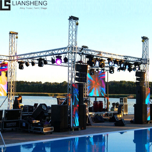 Hot Sale Concert Stage Truss Aluminum System Roof Truss Para sa LED Lighting Panlabas na Stage Para sa Mga Kaganapan