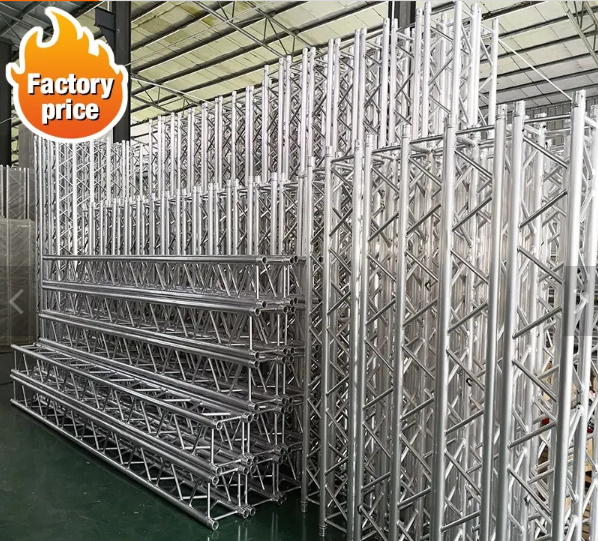 Hot Sale Outdoor Aluminum Square Lighting Truss Stand With Truss Lifting System Concert Stage Para sa Event Show