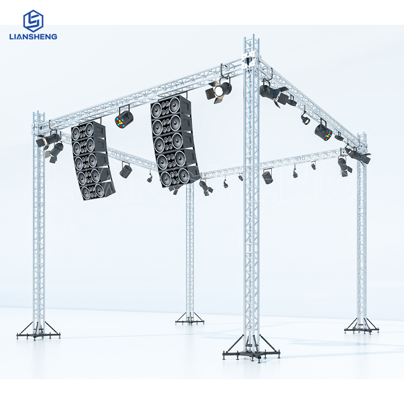 Top Sale Outdoor Podium Concert Aluminum Stage Frame With Truss Display Lifting System Racks