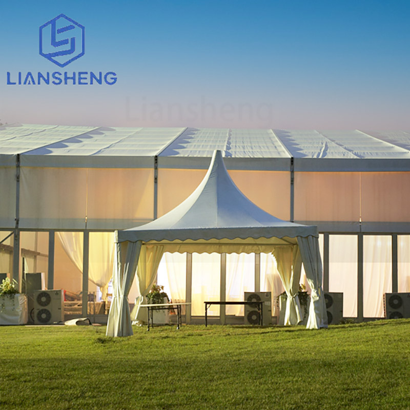 Malaking Luxury Tent Para sa Outdoor Event Logo Tent Trade Show Tent For Sale