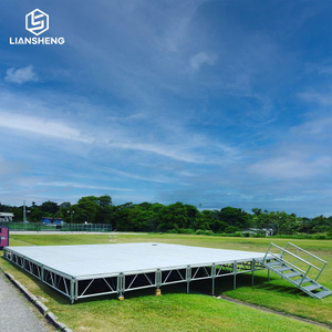 Marangyang Concert Wedding Outdoor Stage Platform Madaling I-install ang Event Aluminum Stage Podium Anti-slip Outdoor Mobile Stage