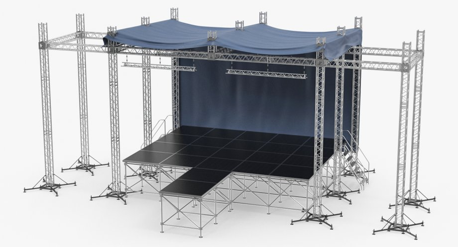 Hot Sale Outdoor Stage Podium Para sa Concert Event At Libreng Design Truss Aluminum Display