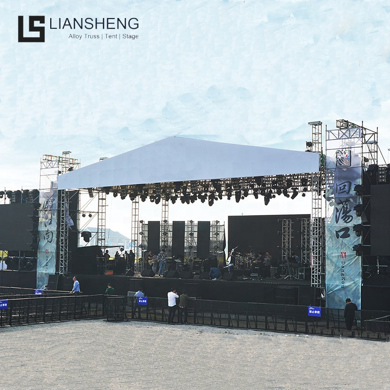 Madaling Pag-install sa Outdoor Concert Event Aluminum Spigot Truss Display Portable Aluminum Stage Platform