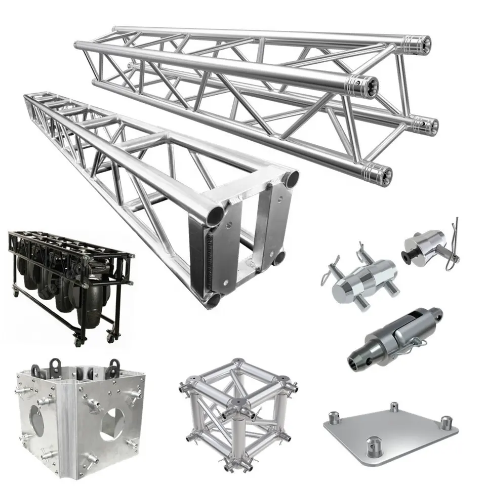 Hot Sale Outdoor Aluminum Square Lighting Truss Stand With Truss Lifting System Concert Stage Para sa Event Show