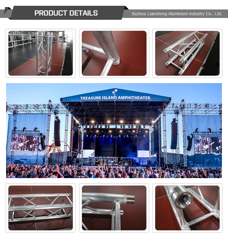 Na-customize na Lifting Truss Outdoor Concert Stage