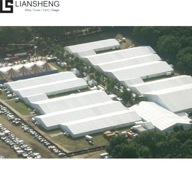 Outdoor Permanent White Outdoor Tents Warehouse Tent Para sa Storage Customized Malaking Kapasidad Marquee Tent