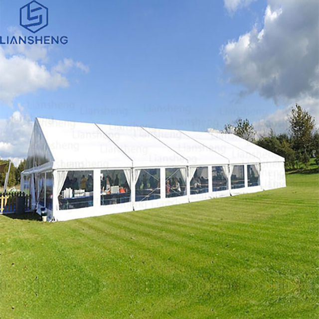 Pakyawan Mas Malaking Puting PVC Tent para sa Mga Kaganapan 40x80 40x60 Aluminum Frame Marquees Church Reception Warehouse Party Exhibition