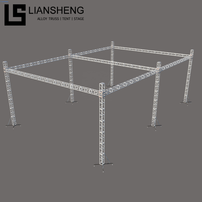 Hot Sale Customized Size Design Aluminum Truss Stand LED Lighting Truss DJ Stage Platform Para sa Event Show Concert