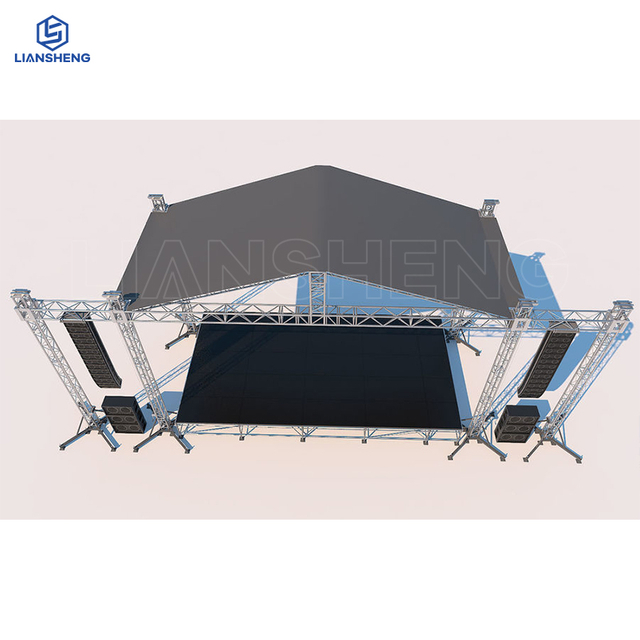 Ibinebenta ang Mga Presyo ng Display Screen na Pang-labas na Aluminum Truss Advertising na Led Display Screen