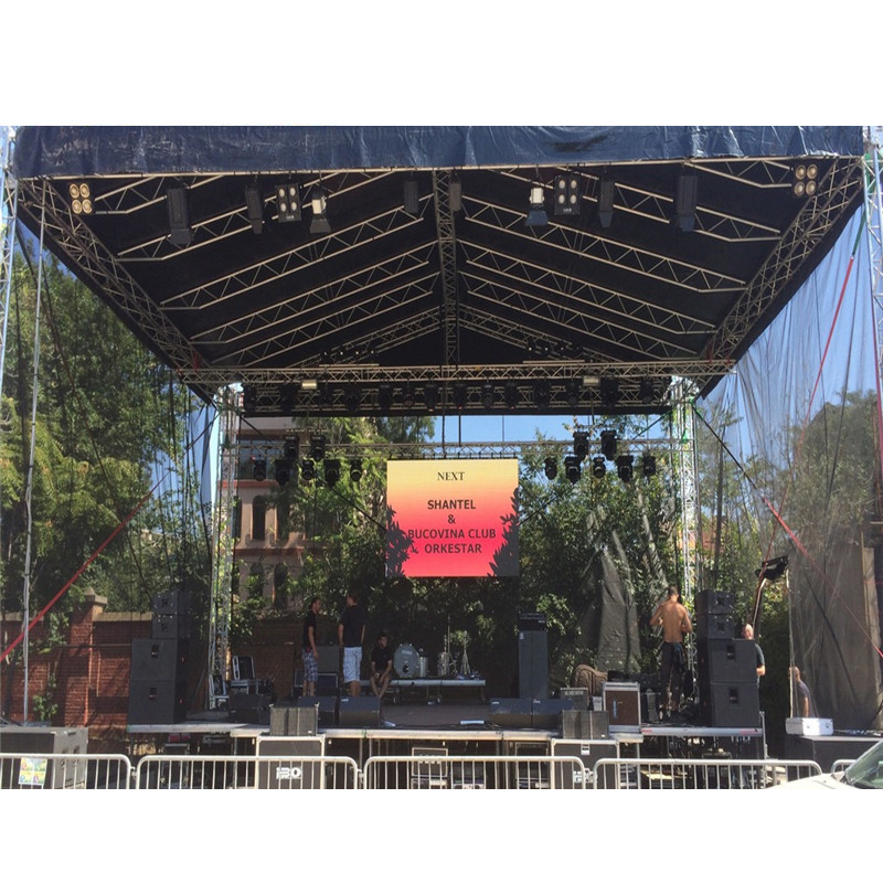 2024 Panlabas na Aluminum Alloy Truss Stage Para sa Panlabas na Event Lage Truss System Stage ng performance ng konsiyerto Custom Truss Display Stage Para sa Pagbebenta 