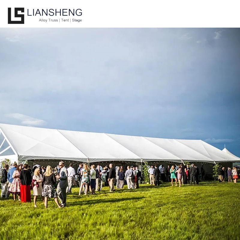 High Quality Heavy Duty Marquee Tent Wedding Aluminum Structure Luxury Transparent Wedding Party Events Tent Para sa 500 Tao