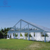 Romantic Transparent Wedding Marquee Clear Tent Na May Mga Mesa At Upuan 200 Tao