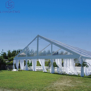 Aluminum Alloy Frame Black Frame Clear Cover Wedding Event Party Tent para sa 100 300 500 Tao