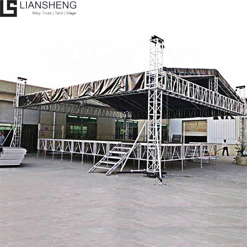 Aluminum Truss System Display Presyo Stage ng Mobile Concert Show For Sale stage Platform na Aluminum Stage For Sale