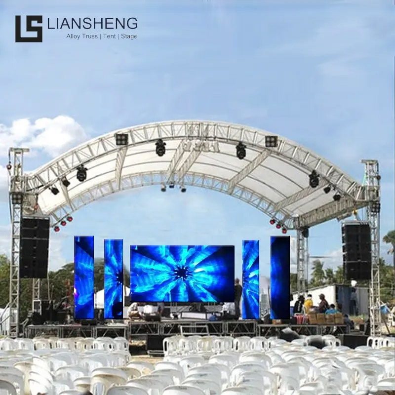 Outdoor Event Aluminum Concert Truss Display Display display panlabas na stage Aluminum Stage For Sale