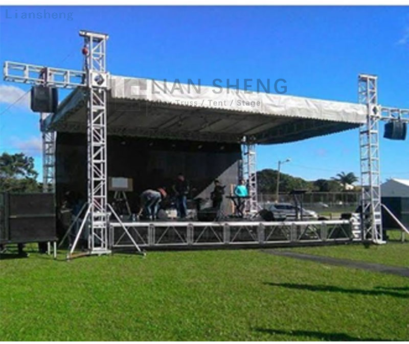 Hot Sale Outdoor Concert Lighting Truss Stand Aluminum Show Concert Stage Podium na May Truss Lifting System