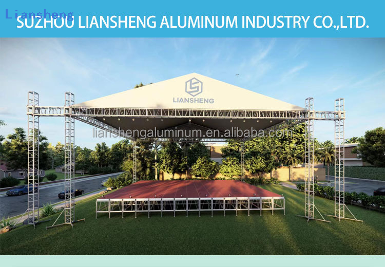 Hot Sale Outdoor Concert Lighting Truss Stand Aluminum Show Concert Stage Podium na May Truss Lifting System