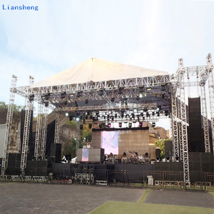 Outdoor Fast Install Customized Roof Truss Stage System Na May Movable Stage Platform Para sa Event Concert