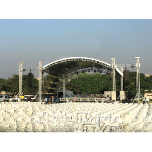 Madaling Pag-install sa Outdoor Concert Event Aluminum Spigot Truss Display Portable Aluminum Stage Platform