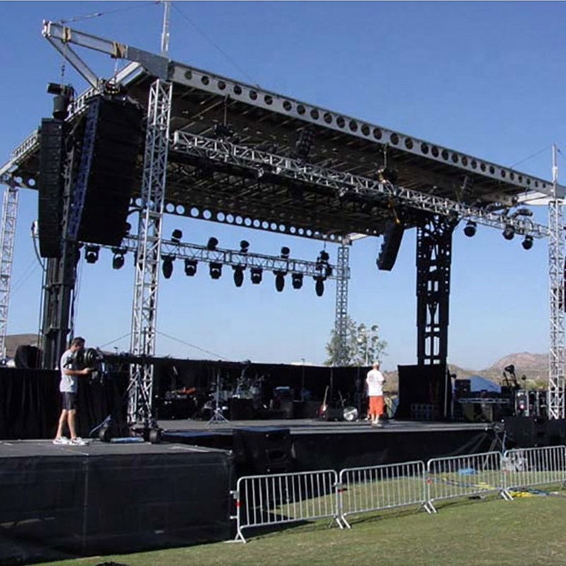 Aluminum Truss System Display Presyo Stage ng Mobile Concert Show For Sale stage Platform na Aluminum Stage For Sale