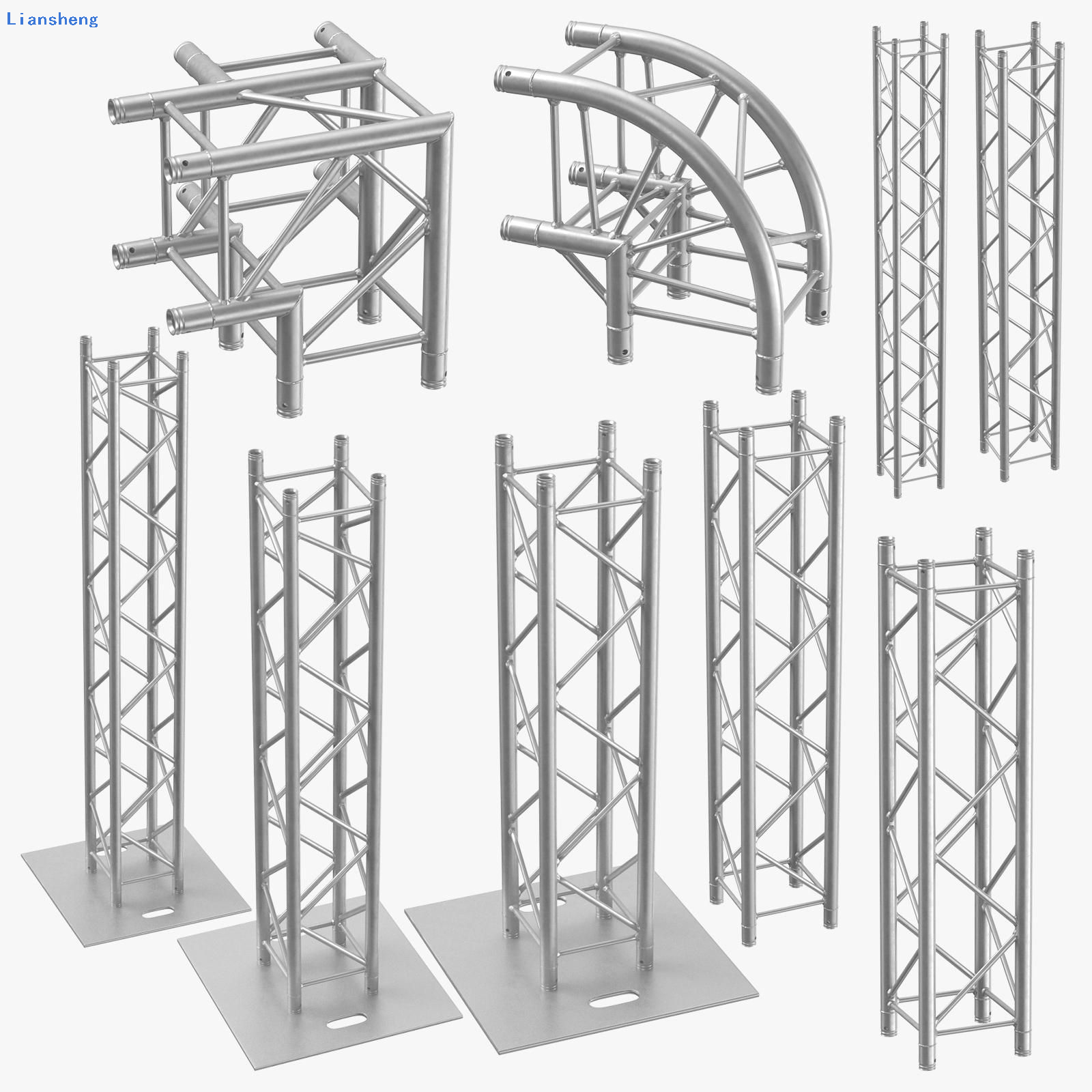 Direktang Supply ng Pabrika Hot Sale 12 x 10 x 6 m Outdoor Concert Truss Stand System Light Stage Podium Concert With Lifting System 