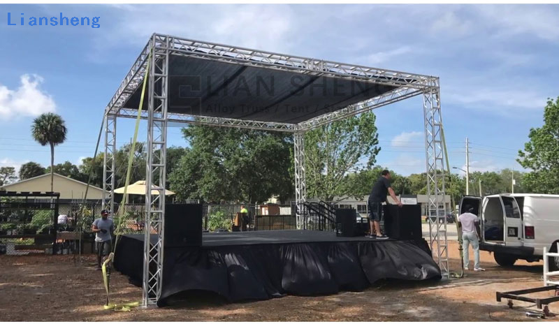 Aluminum Outdoor Event Concert Event Stage Platform Truss Aluminum Display Customized na Disenyo