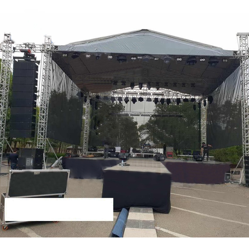 Madaling Pag-install sa Outdoor Concert Event Aluminum Spigot Truss Display Portable Aluminum Stage Platform