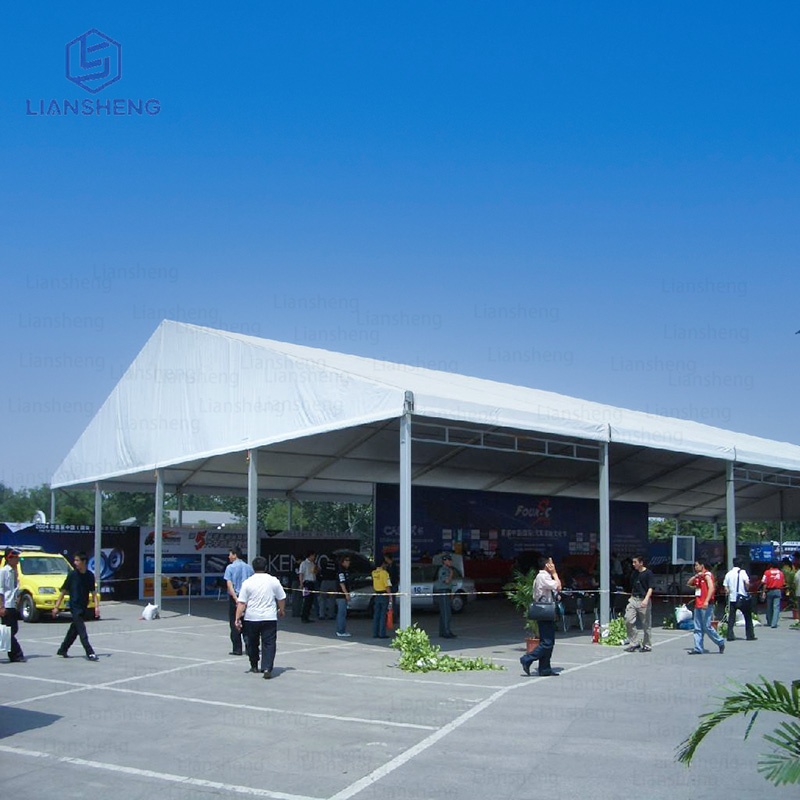 Malaking kaganapan pansamantalang eksibisyon malaking rooftop waterproof marquee para sa trade show event tent