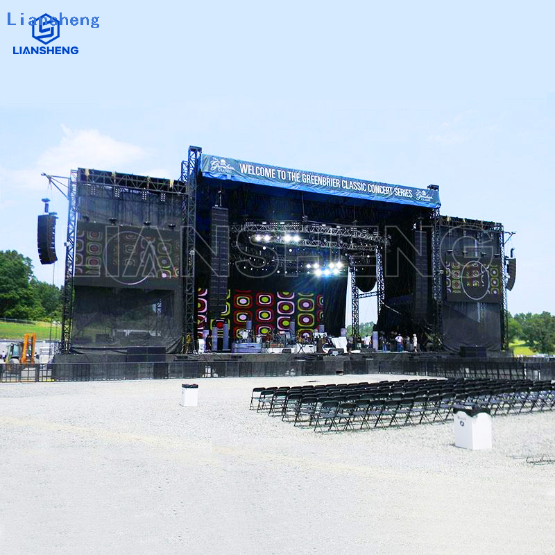 Aluminum Outdoor Event Concert Event Stage Platform Truss Aluminum Display Customized na Disenyo