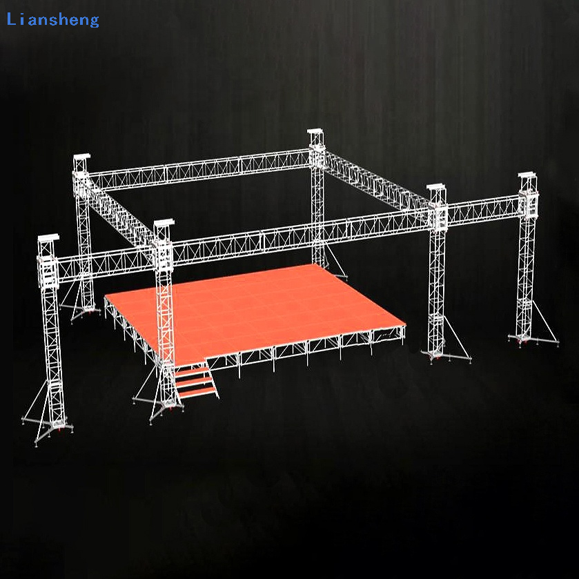 Hot Sale Customized Size Design Aluminum Truss Stand LED Lighting Truss DJ Stage Platform Para sa Event Show Concert