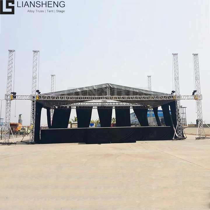 Hot Selling Wholesale Event Truss Stage Aluminum Concert Stage Podium Roof Truss Stage Display
