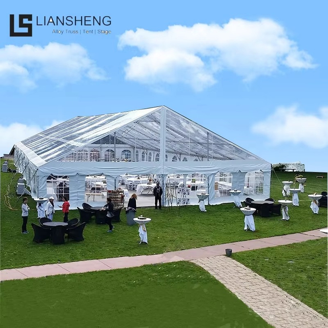 Luxury Marquee Wedding Party Canopy Espesyal na Transparent na Event Tent