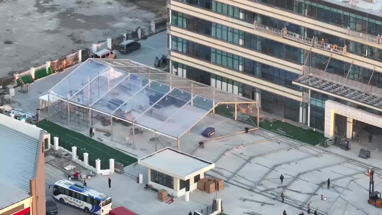 Mataas na Kalidad ng Romantic Wedding Activity Tent Outdoor Marquee Tent Transparent Wind-proof for Sale