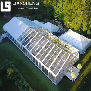 30m×60m Panoramic Transparent Wedding Tent | Sa ilalim ng Dome, Pag-ibig at Liwanag ng Bituin ay Magkakasamang Umiiral—— 1800㎡ Column-Free Art Space, Lumilikha ng Isang Habambuhay na Hindi Makakalimutang Hall-Level na Kasal