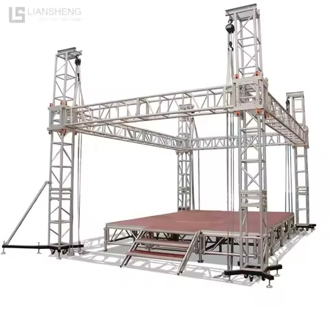 [Sparks Series] Customized Stage Truss System para sa Maliit na Band — Paglikha ng Propesyonal na Mga Yugto para sa Orihinal na Musika, Ginagawang Maningning ang Bawat Pagganap na may Natatanging Kaningningan