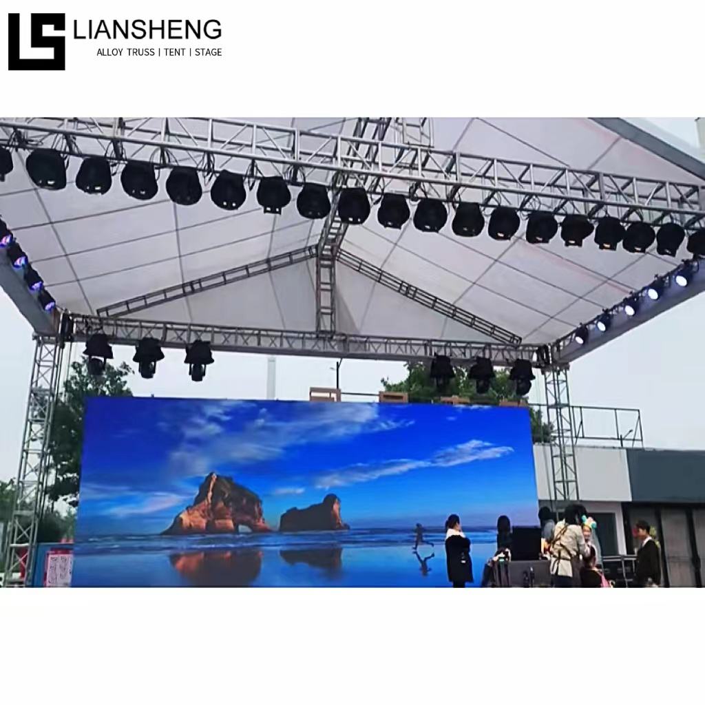 Hot Sale Aluminum Spigot Truss Stage Lighting Live Show Stage Truss Display para sa Mga Benta