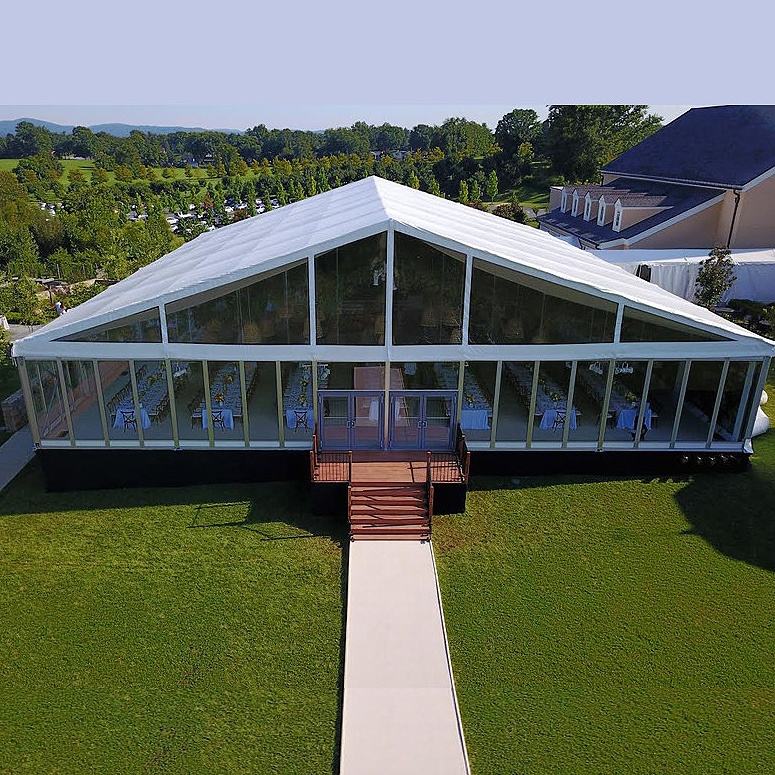 Outdoor Permanent Storage Tent Aluminum Structure Warehouse Tent Tent ng Exhibition ng Kaganapan sa Kasal