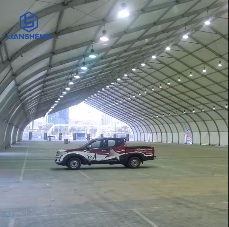 Matibay na Steel Aluminum Frame PVC Fabric TFS Sports Hall Marquee Tent para sa Pribadong Eroplano