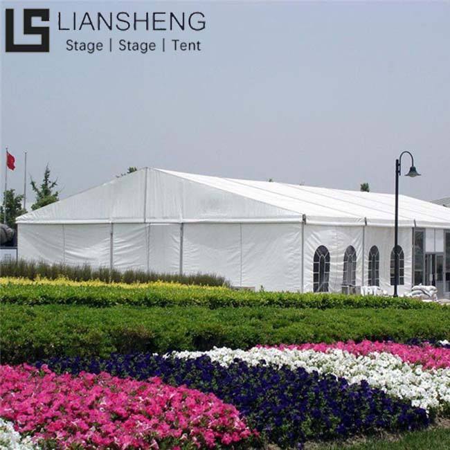 Custom na White Event Wedding Party Tent na may Aluminum Frame Waterproof PVC Cover 10x12 10x15 10x20 10x30 10x40 10x50