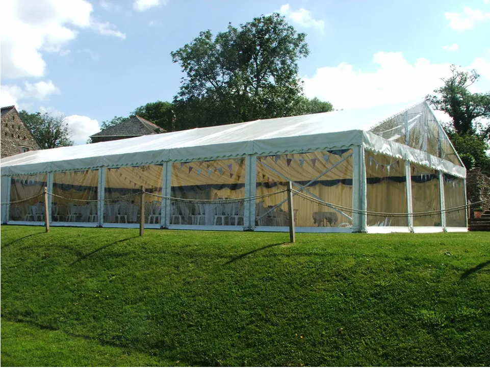 Luxury Transparent Outdoor Wedding Tent Mataas na Kalidad Custom Party Tent PVC ABS Glass Frame Tent