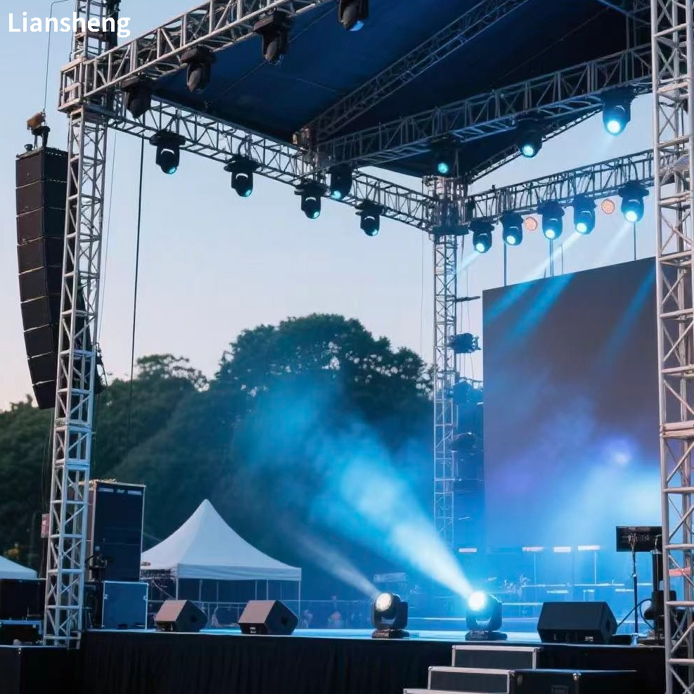 Spigot Truss, Stage at Light Show Para sa Outdoor Concert Performance Event 