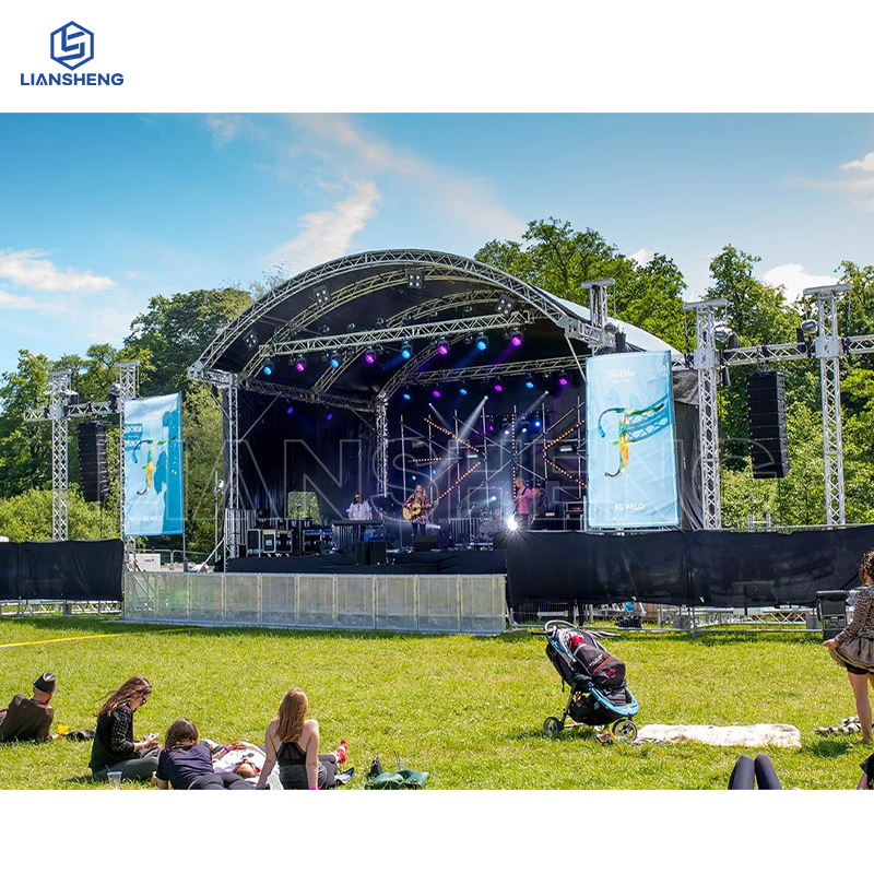 Outdoor Led Screen Aluminum Truss Display Lighting Event Bolt Spigot Stage Truss Roof System