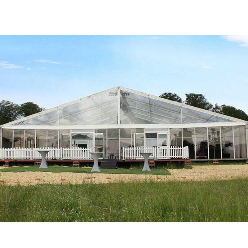 Mataas na Kalidad ng Romantic Wedding Activity Tent Outdoor Marquee Tent Transparent Wind-proof for Sale