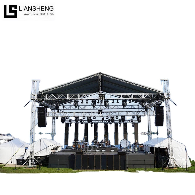 Pandaigdigang Layunin Post Truss Led Screen Heavy Loading Truss Aluminum Spigot square Lighting Stage Truss on Sale
