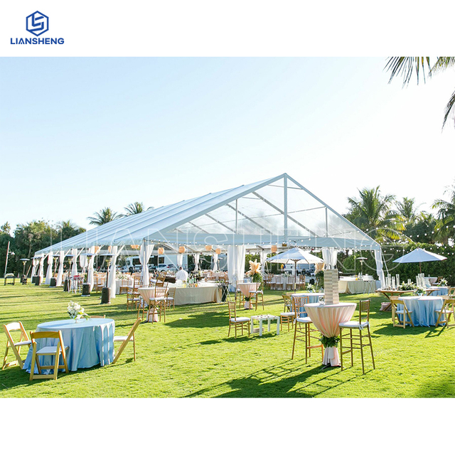 Top Quality Aluminum Frame 300 na upuan Transparent Wedding Party Event Tent for Sale